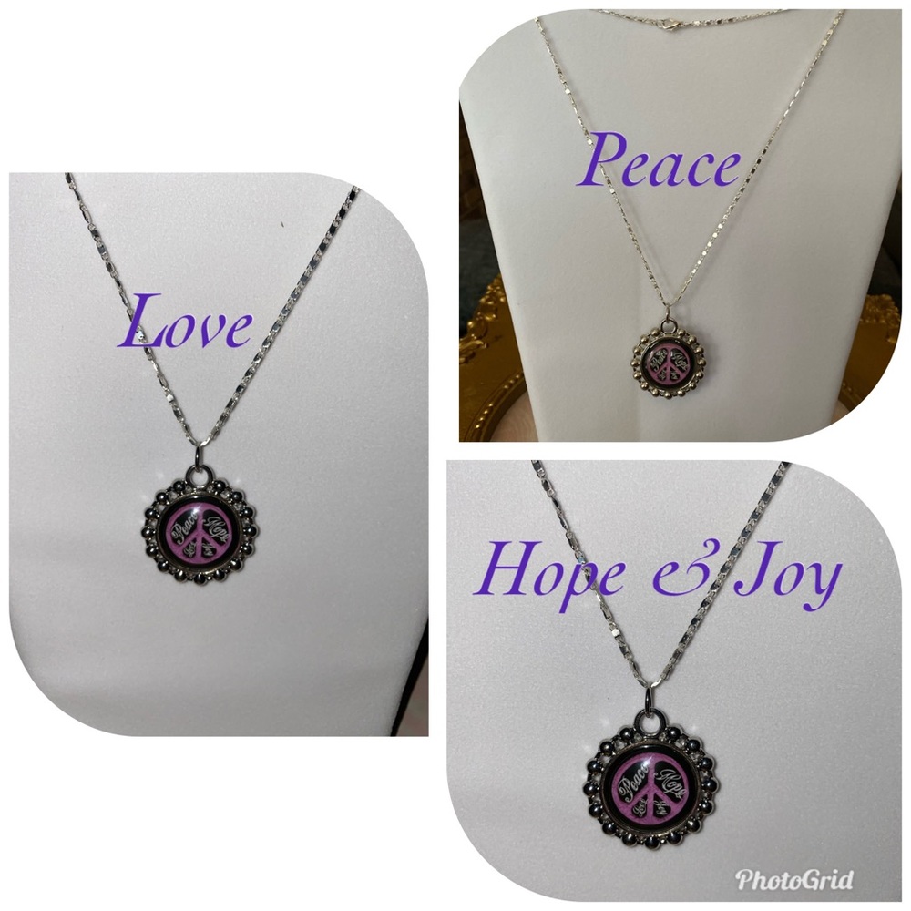 New Love, Hope, Joy and Peace Necklace